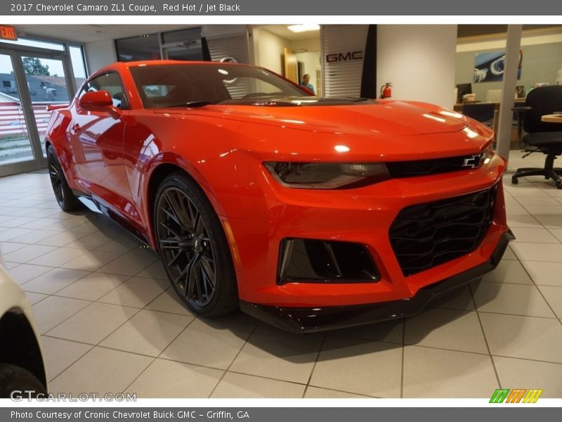 Red Hot / Jet Black 2017 Chevrolet Camaro ZL1 Coupe