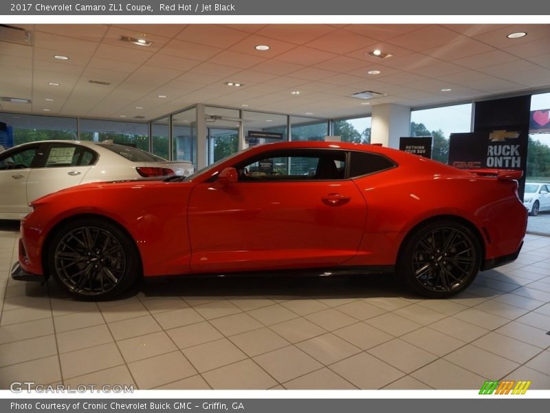 Red Hot / Jet Black 2017 Chevrolet Camaro ZL1 Coupe