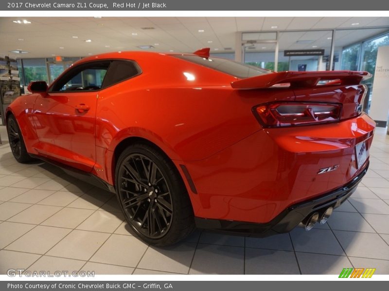 Red Hot / Jet Black 2017 Chevrolet Camaro ZL1 Coupe