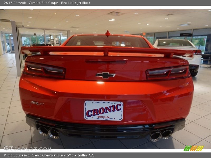 Red Hot / Jet Black 2017 Chevrolet Camaro ZL1 Coupe