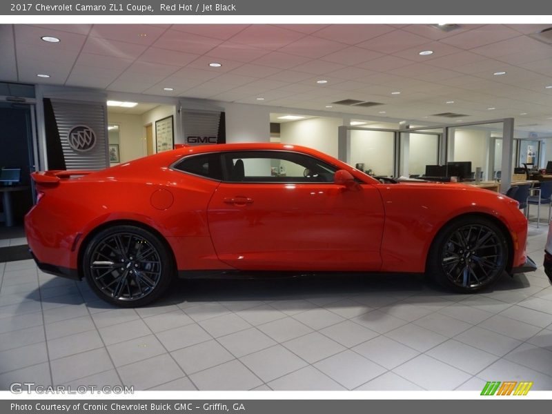 Red Hot / Jet Black 2017 Chevrolet Camaro ZL1 Coupe