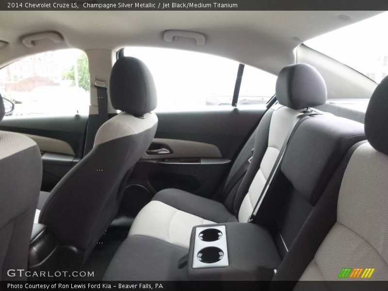 Champagne Silver Metallic / Jet Black/Medium Titanium 2014 Chevrolet Cruze LS