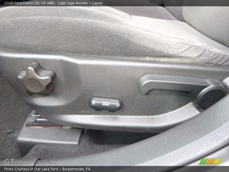 Light Sage Metallic / Camel 2008 Ford Fusion SEL V6 AWD