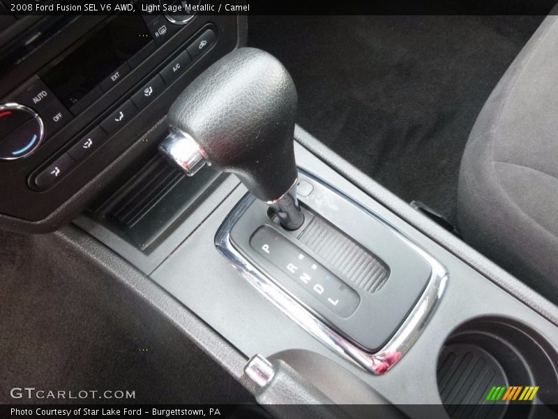 Light Sage Metallic / Camel 2008 Ford Fusion SEL V6 AWD