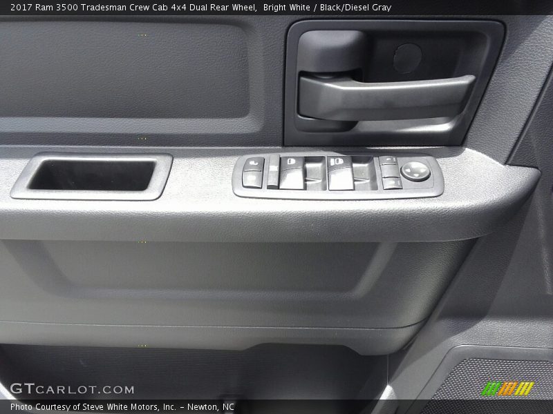 Bright White / Black/Diesel Gray 2017 Ram 3500 Tradesman Crew Cab 4x4 Dual Rear Wheel