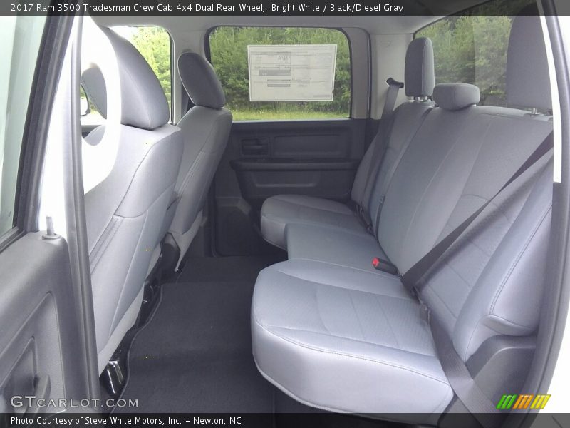 Bright White / Black/Diesel Gray 2017 Ram 3500 Tradesman Crew Cab 4x4 Dual Rear Wheel