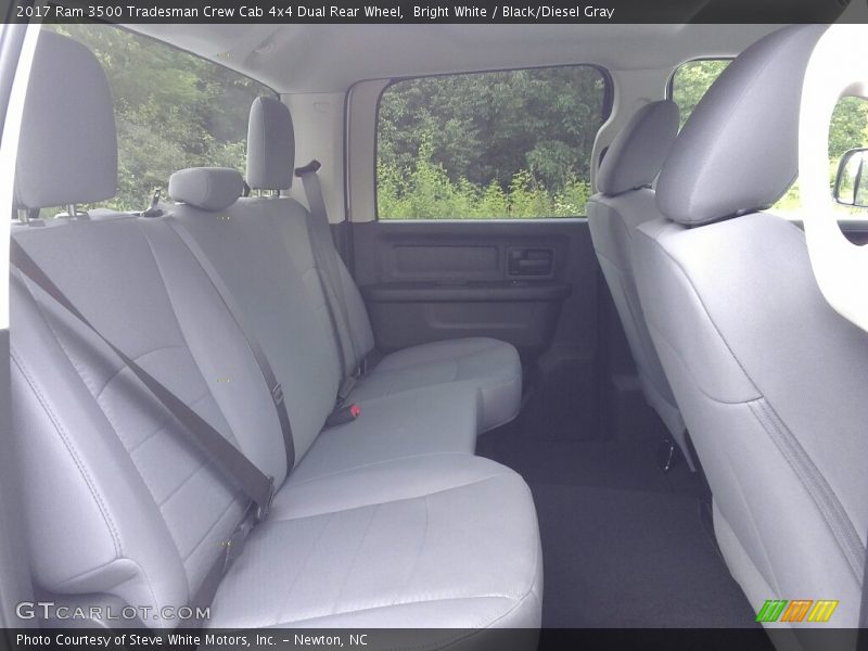 Bright White / Black/Diesel Gray 2017 Ram 3500 Tradesman Crew Cab 4x4 Dual Rear Wheel