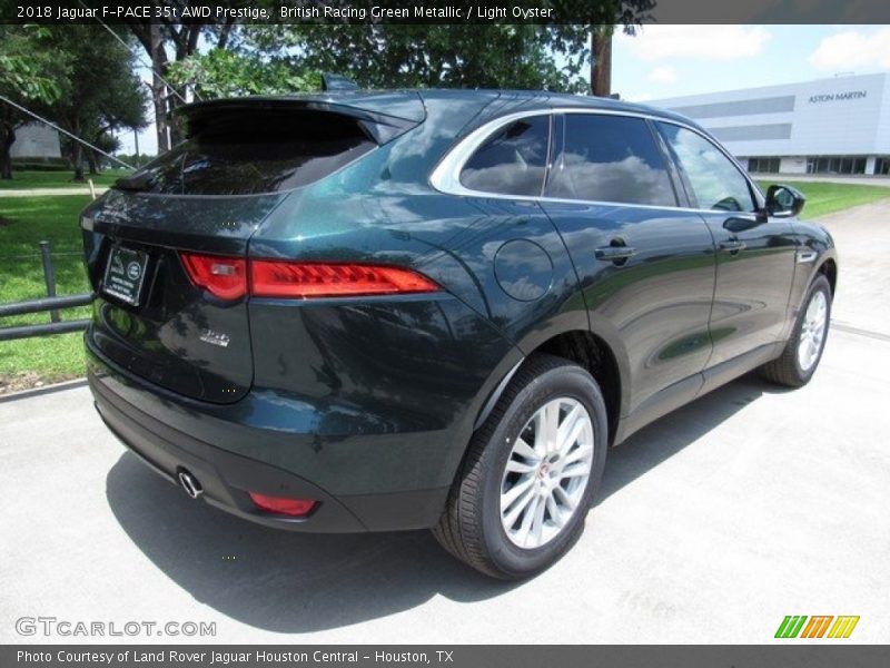 British Racing Green Metallic / Light Oyster 2018 Jaguar F-PACE 35t AWD Prestige
