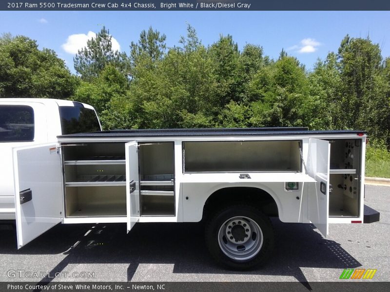 Bright White / Black/Diesel Gray 2017 Ram 5500 Tradesman Crew Cab 4x4 Chassis