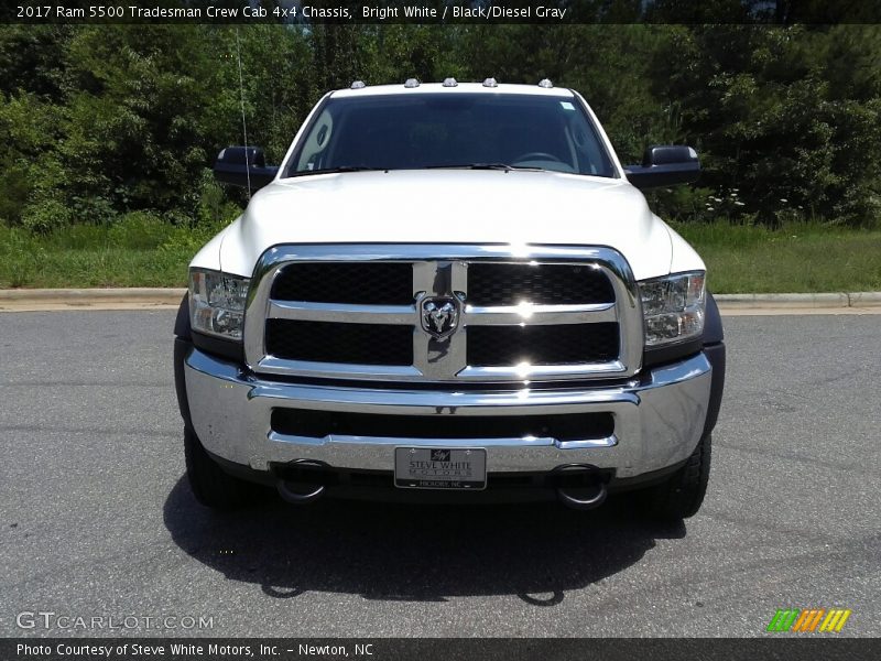 Bright White / Black/Diesel Gray 2017 Ram 5500 Tradesman Crew Cab 4x4 Chassis