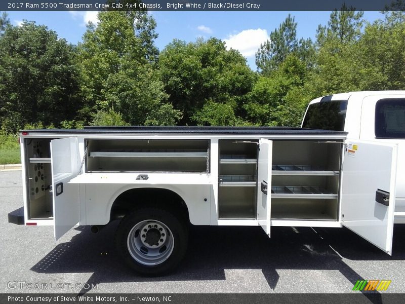 Bright White / Black/Diesel Gray 2017 Ram 5500 Tradesman Crew Cab 4x4 Chassis