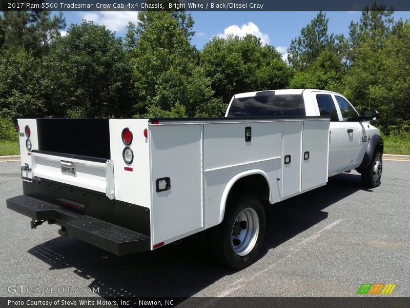 Bright White / Black/Diesel Gray 2017 Ram 5500 Tradesman Crew Cab 4x4 Chassis