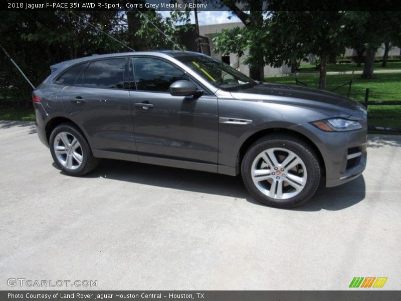 Corris Grey Metallic / Ebony 2018 Jaguar F-PACE 35t AWD R-Sport