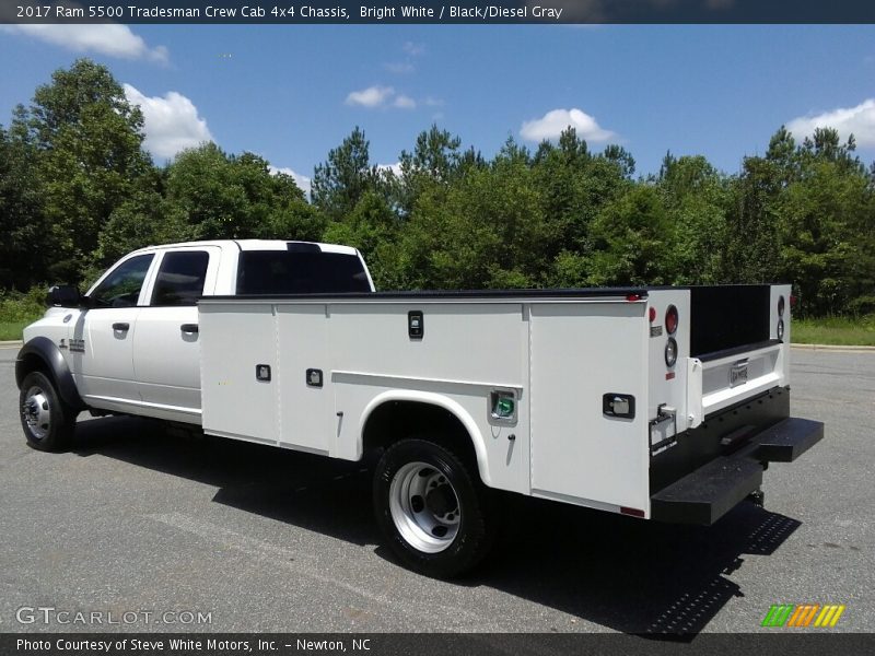 Bright White / Black/Diesel Gray 2017 Ram 5500 Tradesman Crew Cab 4x4 Chassis