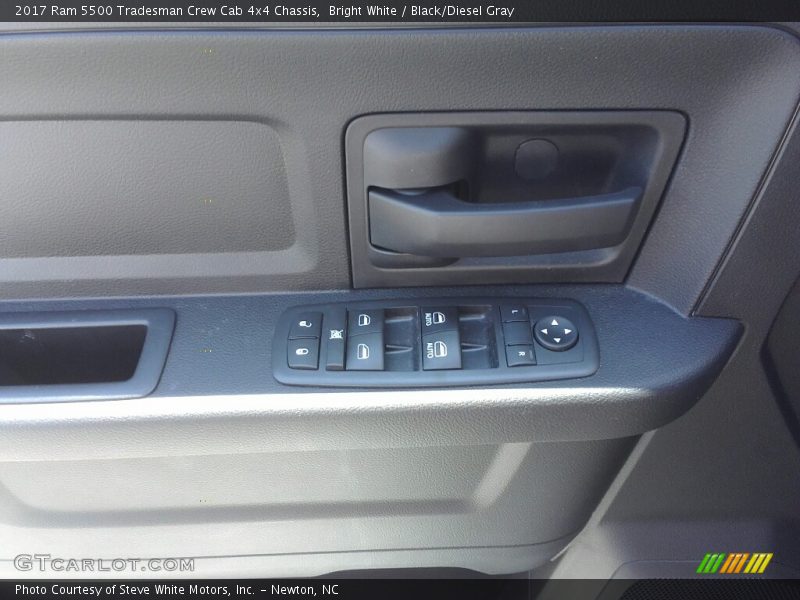 Bright White / Black/Diesel Gray 2017 Ram 5500 Tradesman Crew Cab 4x4 Chassis