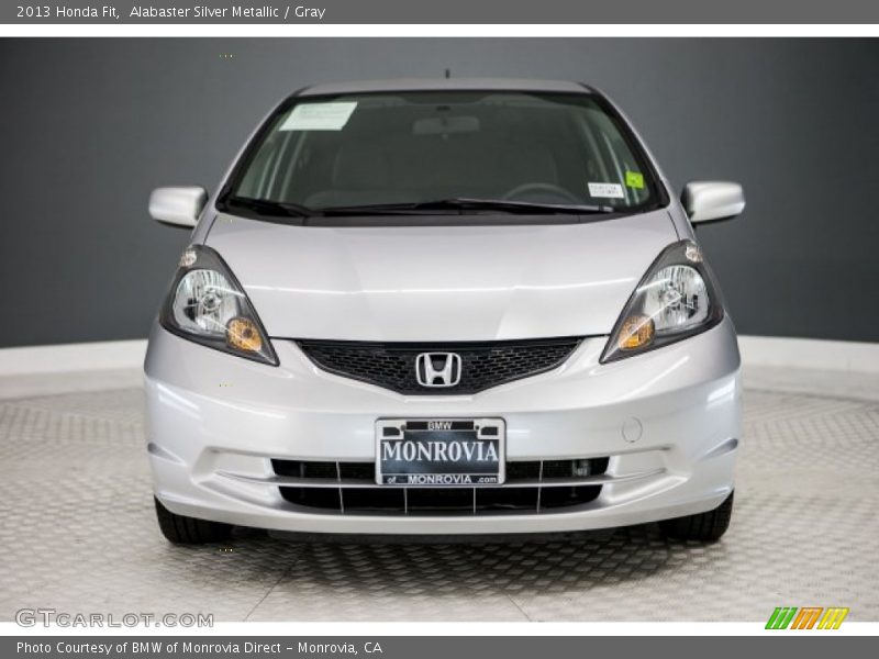 Alabaster Silver Metallic / Gray 2013 Honda Fit