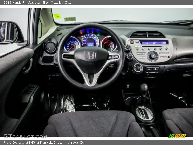 Alabaster Silver Metallic / Gray 2013 Honda Fit