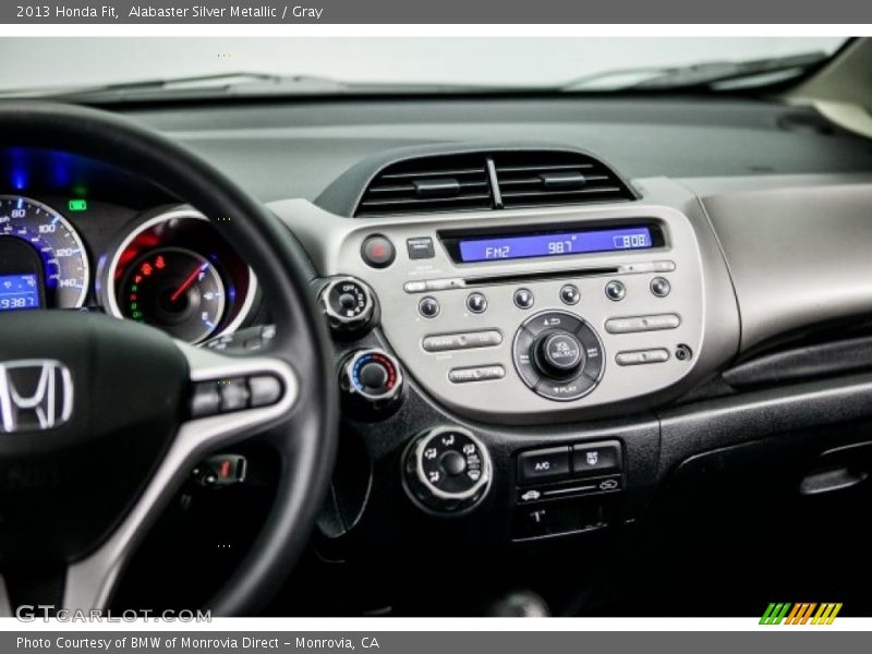 Alabaster Silver Metallic / Gray 2013 Honda Fit