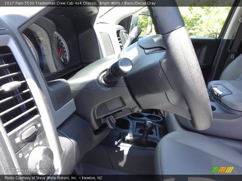 Bright White / Black/Diesel Gray 2017 Ram 5500 Tradesman Crew Cab 4x4 Chassis