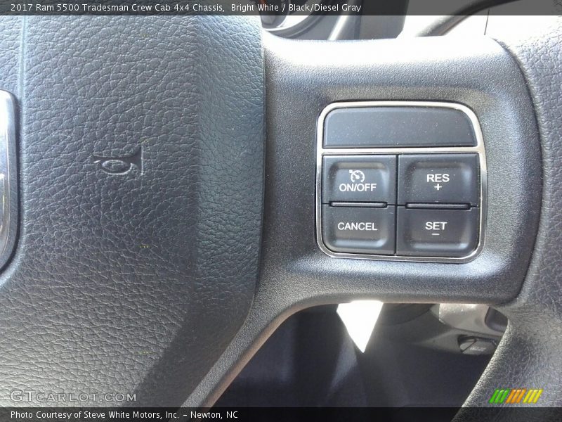 Bright White / Black/Diesel Gray 2017 Ram 5500 Tradesman Crew Cab 4x4 Chassis