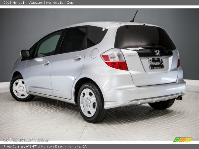 Alabaster Silver Metallic / Gray 2013 Honda Fit