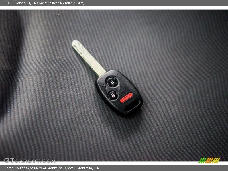 Alabaster Silver Metallic / Gray 2013 Honda Fit