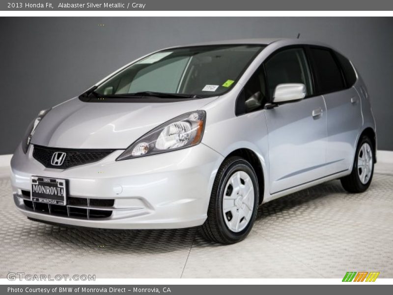 Alabaster Silver Metallic / Gray 2013 Honda Fit