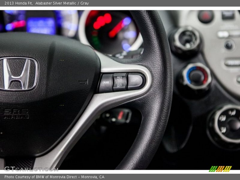 Alabaster Silver Metallic / Gray 2013 Honda Fit