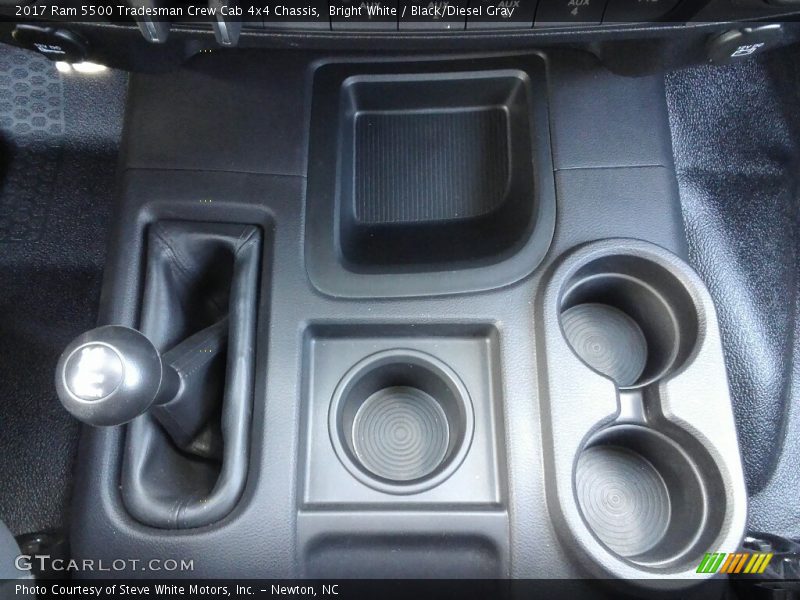 Bright White / Black/Diesel Gray 2017 Ram 5500 Tradesman Crew Cab 4x4 Chassis