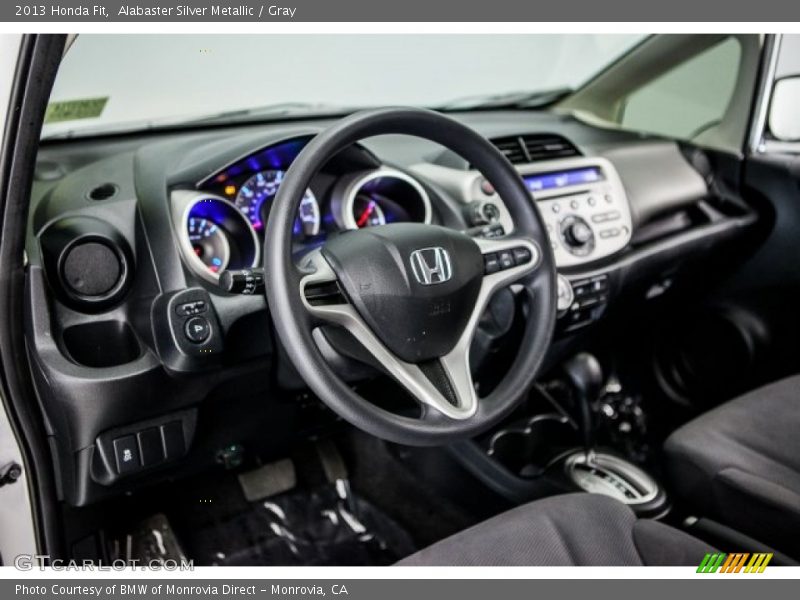 Alabaster Silver Metallic / Gray 2013 Honda Fit