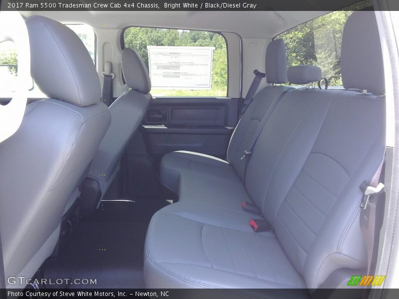 Bright White / Black/Diesel Gray 2017 Ram 5500 Tradesman Crew Cab 4x4 Chassis