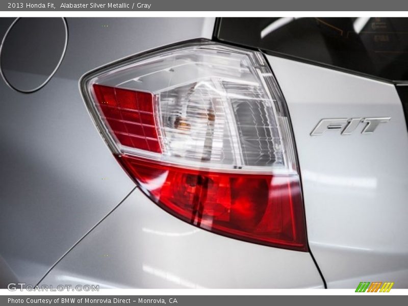 Alabaster Silver Metallic / Gray 2013 Honda Fit