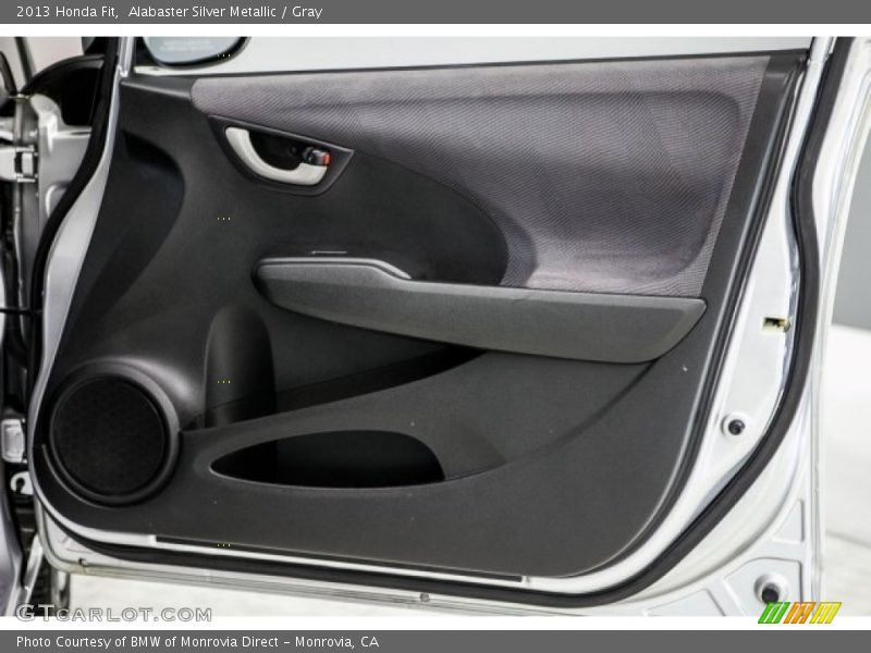 Alabaster Silver Metallic / Gray 2013 Honda Fit
