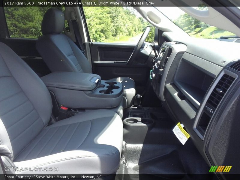Bright White / Black/Diesel Gray 2017 Ram 5500 Tradesman Crew Cab 4x4 Chassis
