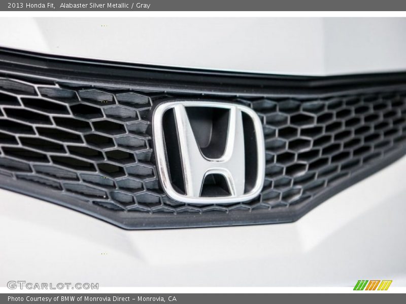 Alabaster Silver Metallic / Gray 2013 Honda Fit