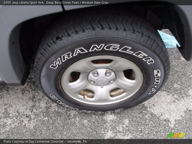 Deep Beryl Green Pearl / Medium Slate Gray 2005 Jeep Liberty Sport 4x4