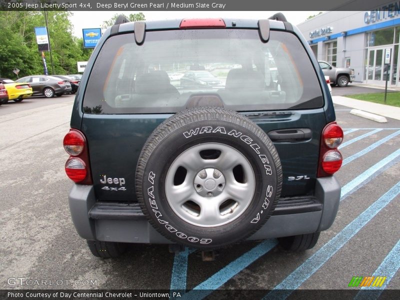 Deep Beryl Green Pearl / Medium Slate Gray 2005 Jeep Liberty Sport 4x4