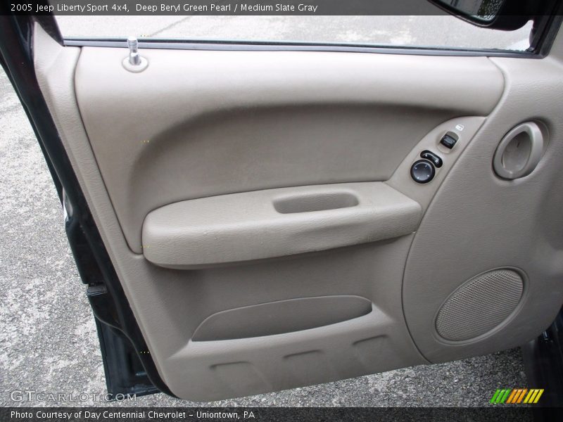 Deep Beryl Green Pearl / Medium Slate Gray 2005 Jeep Liberty Sport 4x4
