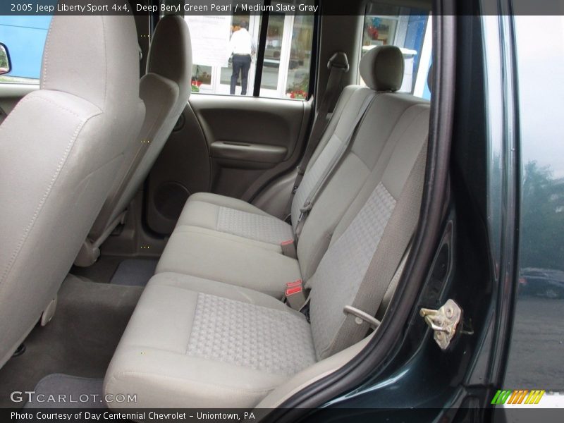 Deep Beryl Green Pearl / Medium Slate Gray 2005 Jeep Liberty Sport 4x4