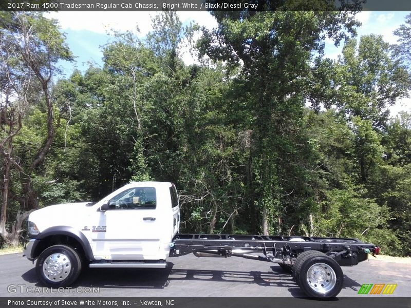 Bright White / Black/Diesel Gray 2017 Ram 4500 Tradesman Regular Cab Chassis