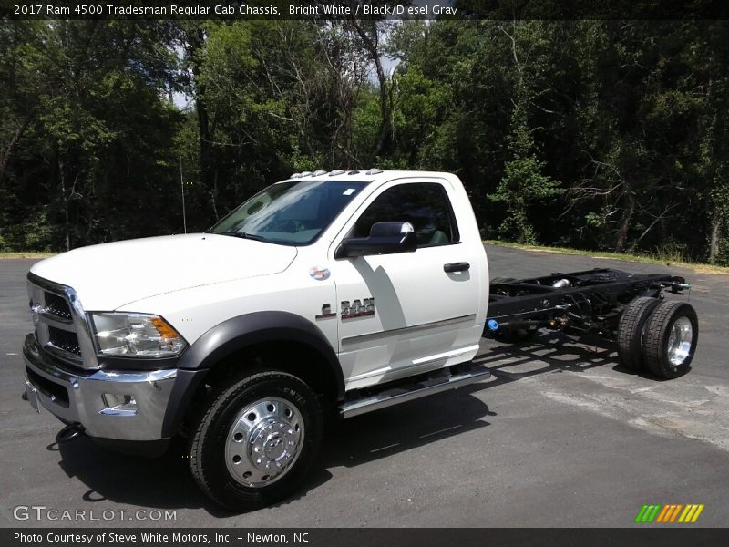 Bright White / Black/Diesel Gray 2017 Ram 4500 Tradesman Regular Cab Chassis