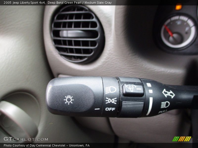 Deep Beryl Green Pearl / Medium Slate Gray 2005 Jeep Liberty Sport 4x4