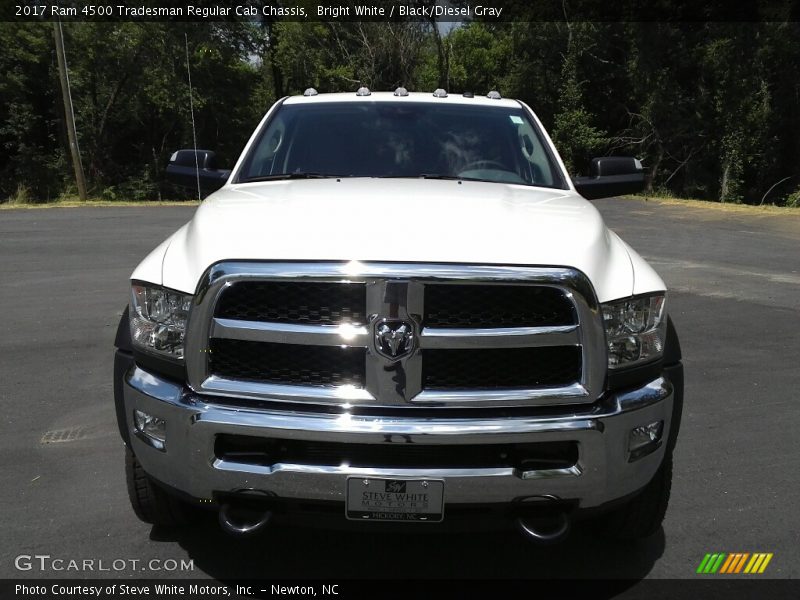 Bright White / Black/Diesel Gray 2017 Ram 4500 Tradesman Regular Cab Chassis