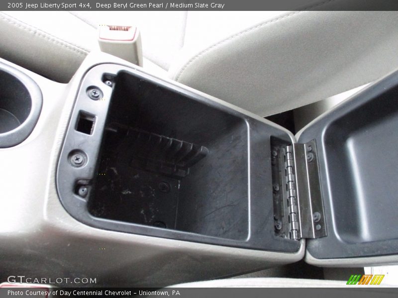 Deep Beryl Green Pearl / Medium Slate Gray 2005 Jeep Liberty Sport 4x4