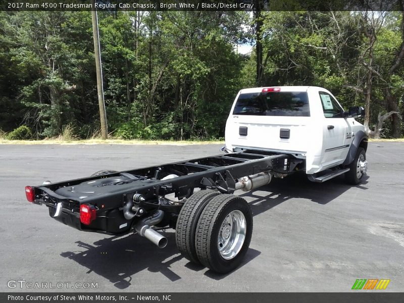 Bright White / Black/Diesel Gray 2017 Ram 4500 Tradesman Regular Cab Chassis
