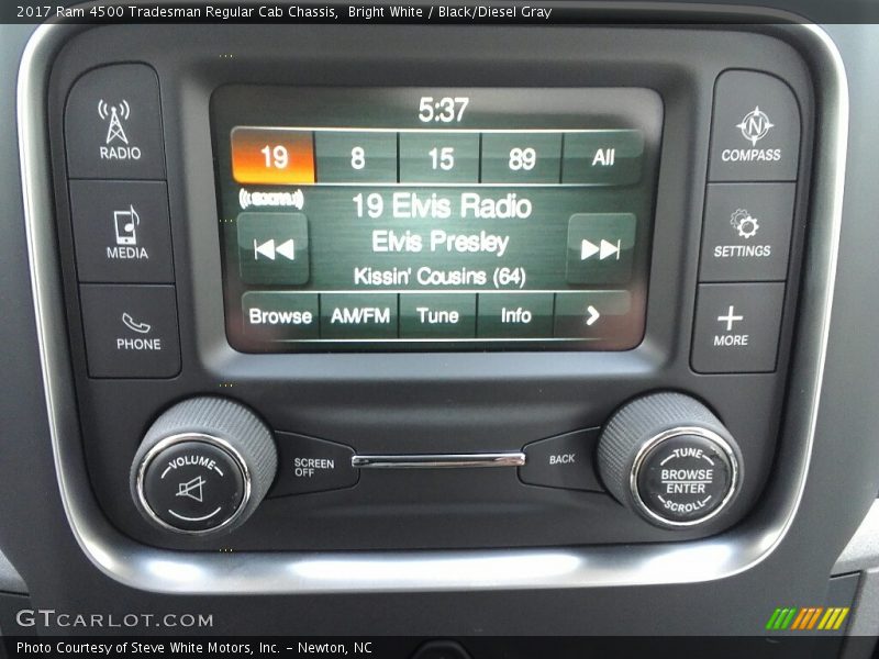 Bright White / Black/Diesel Gray 2017 Ram 4500 Tradesman Regular Cab Chassis