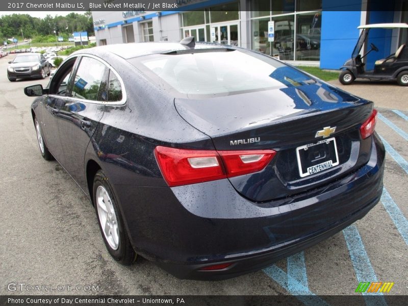 Blue Velvet Metallic / Jet Black 2017 Chevrolet Malibu LS