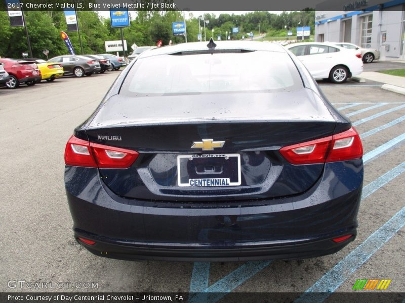 Blue Velvet Metallic / Jet Black 2017 Chevrolet Malibu LS