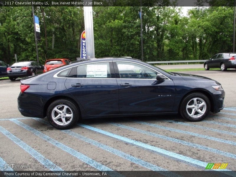 Blue Velvet Metallic / Jet Black 2017 Chevrolet Malibu LS