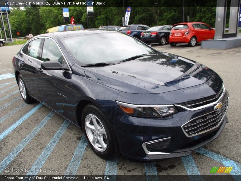 Blue Velvet Metallic / Jet Black 2017 Chevrolet Malibu LS
